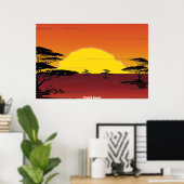 Vreedzame Dromen Poster (Thuiskantoor)