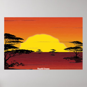 Vreedzame Dromen Poster