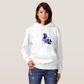 Vreedzame Duif Sereniteit Hoodie (Voorkant volledig)
