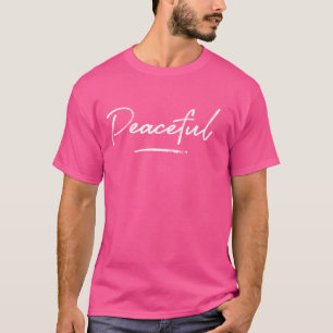 Vreedzame emoties grafisch voor authentieke gevoel t-shirt
