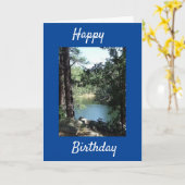 VREEDZAME EN MOOIE BIRTHDAY WISSEN KAART (Gele Bloem)