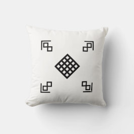 Vreedzame Energie | Minimalistische Tibetaanse Kus Kussen