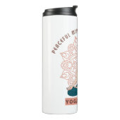 Vreedzame geest Vredig leven Thermosbeker (Gedraaid links)