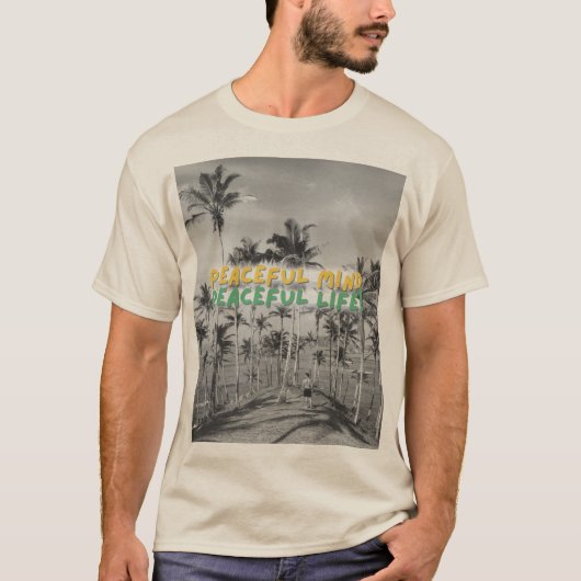 Vreedzame geest, vreedzaam leven | Zen T-shirt (Voorkant)