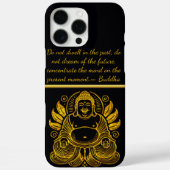 Vreedzame Gouden Boeddha Case-Mate iPhone Case (Achterkant)
