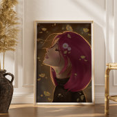 Vreedzame Gouden Gloed Poster