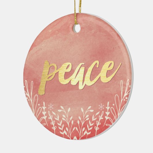 Vreedzame Groet Aangepaste Ornamenten (Links)