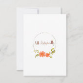 Vreedzame groeten notitiekaartje (Achterkant)