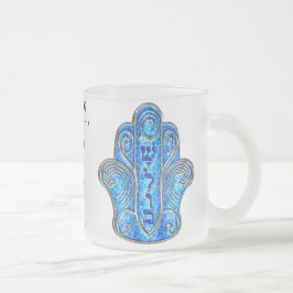 Vreedzame Hamsa Matglas Koffiemok