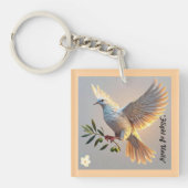 Vreedzame harmonie gevonden sleutelhanger (Voorkant)
