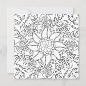 Vreedzame herfst: boskleurende Kaart (Voorkant)