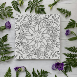 Vreedzame herfst: boskleurende Kaart