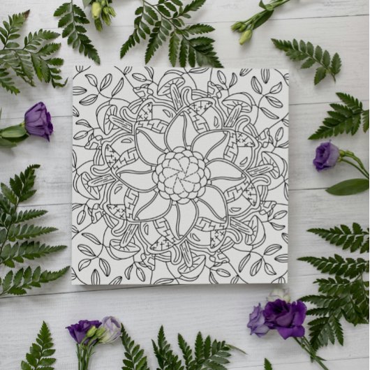 Vreedzame herfst: boskleurende Kaart