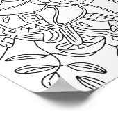 Vreedzame herfst: boskleuring poster (Hoek)