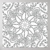 Vreedzame herfst: boskleuring poster (Voorkant)