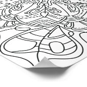 Vreedzame herfst: Herfst bladeren kleurend Poster (Hoek)