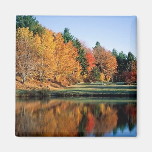 Vreedzame herfst in Vermont Magneet (Voorkant)