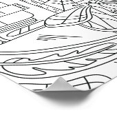 Vreedzame herfst: vlinder in de kleurstelling van poster (Hoek)