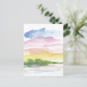 Vreedzame herinneringen briefkaart (Staand voorkant)