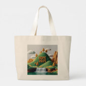 Vreedzame Heuvelconvenant Grote Tote Bag (Achterkant)