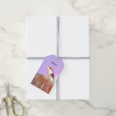 Vreedzame Hond Cadeaulabel (Met Touw)