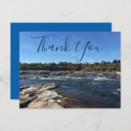 Vreedzame James River dank u Briefkaart (Voorkant / Achterkant)