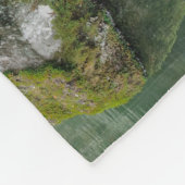 Vreedzame Japanse tuinen Fleece Deken (Hoek)