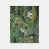 Vreedzame Japanse tuinen Fleece Deken (Voorkant)