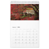 Vreedzame Japanse tuinen Jaarrooster 2018 Kalender (Jan 2026)