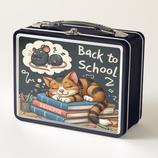 Vreedzame Kat Nap Lunchbox (Voorkant)