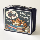 Vreedzame kattenlunchbox (Achterkant)