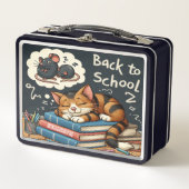 Vreedzame kattenlunchbox (Voorkant)