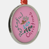 Vreedzame Kerst 2024 Mistletoe Bird Ornament (Rechts)