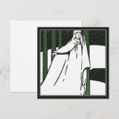 Vreedzame Kerst Pre Raphaelite Kerst Kaart Notitiekaartje (Voorkant / Achterkant)