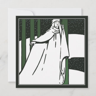 Vreedzame Kerst Pre Raphaelite Kerst Kaart Notitiekaartje