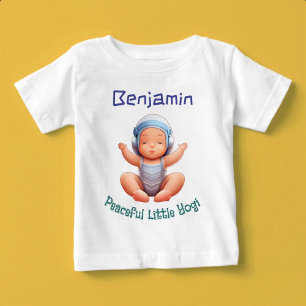 Vreedzame kleine yogi aangepaste naam