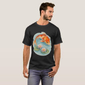 Vreedzame Koi T-shirt (Voorkant volledig)
