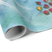 Vreedzame Koi Vis Waterverf Inpakpapier (Rol Hoek)