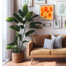 Vreedzame Lente Poppies Digitale Schilderij