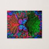 Vreedzame levensboom in regenboogkleuren legpuzzel (Horizontaal)