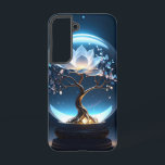 Vreedzame Lotus Wereldbol Stoere Telefoon Case Samsung Galaxy Hoesje<br><div class="desc">Draag een stuk rust met je mee, waar je ook gaat met deze prachtige Tough Phone Case. Met een boeiende digitale illustratie toont het ontwerp een lichtgevende witte lotusbloem die bloeit in een helder glazen wereldbol, tegen een diep, donkerblauwe achtergrond. Deze serene beelden, die vrede, spiritualiteit en innerlijke rust symboliseren,...</div>