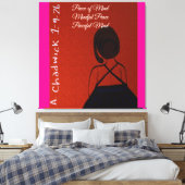 Vreedzame Mantra  Canvas Afdruk (Insitu (Slaapkamer))