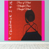 Vreedzame Mantra  Canvas Afdruk (Insitu (Houten vloer))