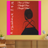 Vreedzame Mantra  Canvas Afdruk (Insitu (Woonkamer))