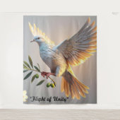 "Vreedzame Mindful Momenten" Wandkleed (Voorkant)