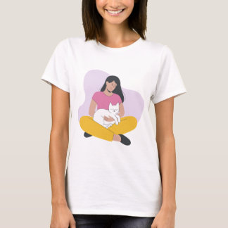 Vreedzame Momenten met Mijn Kat T-shirt