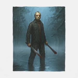 Vreedzame Nacht aan Crystal Lake Fleece Deken