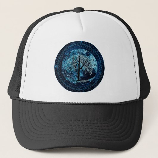 Vreedzame nacht trucker pet (Voorkant)