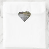 Vreedzame Natuur Sticker hart (Tas)