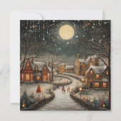 Vreedzame Noël Zegeningen Feestdagenkaart (Voorkant)